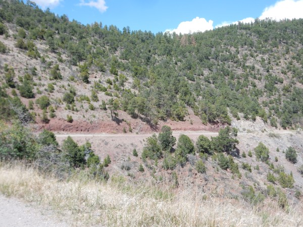 Cinder beds on
          31 Mile Road
