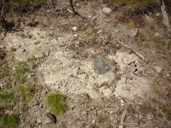 Pristine debris flow